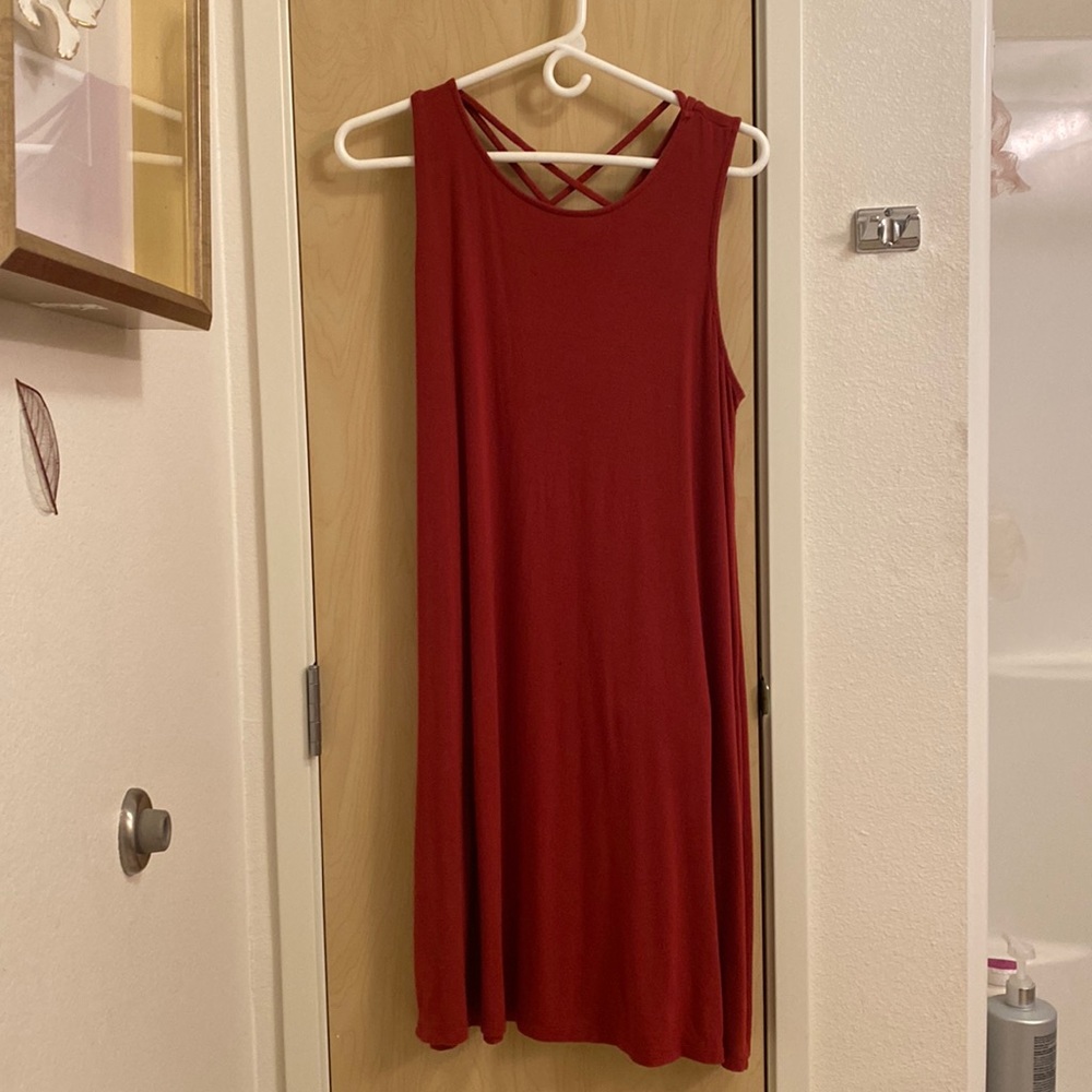 Burnt Orange Maurices Dress